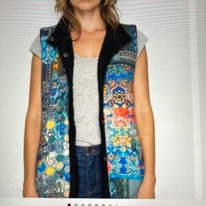 Johnny Was Reversible Vest